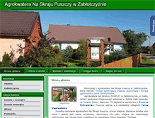 Tablet Screenshot of naskrajupuszczy.eu